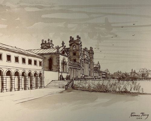 South Front from west