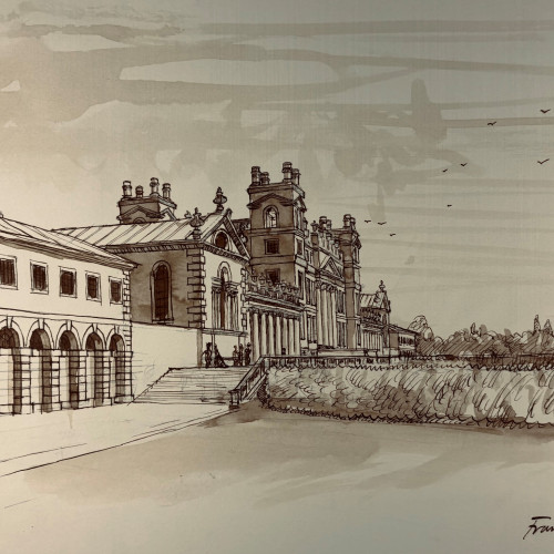 Vanbrugh's South Front from west