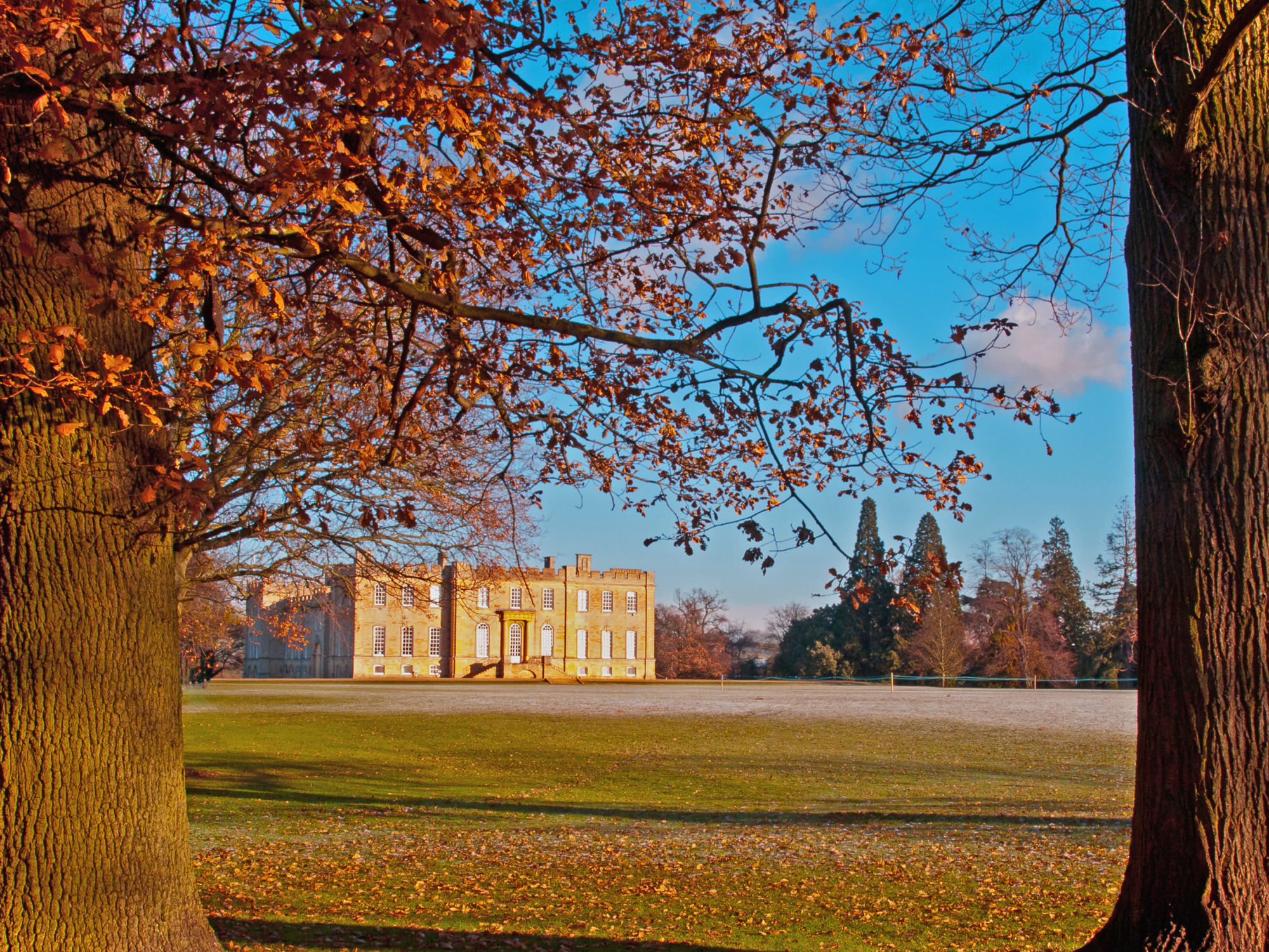 Castle External Saloon Side - Autumn